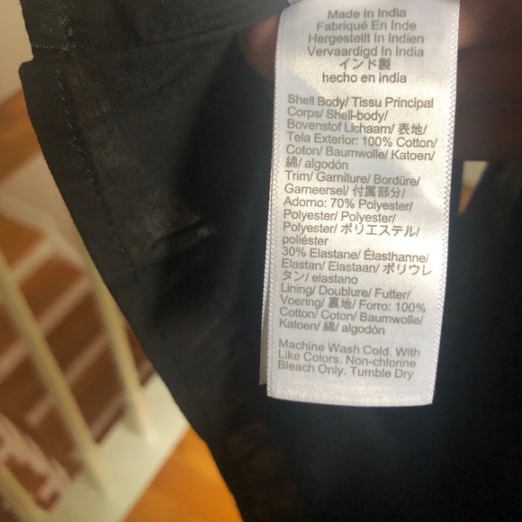 Jcrew smocked black sundress - Picture 5 of 5